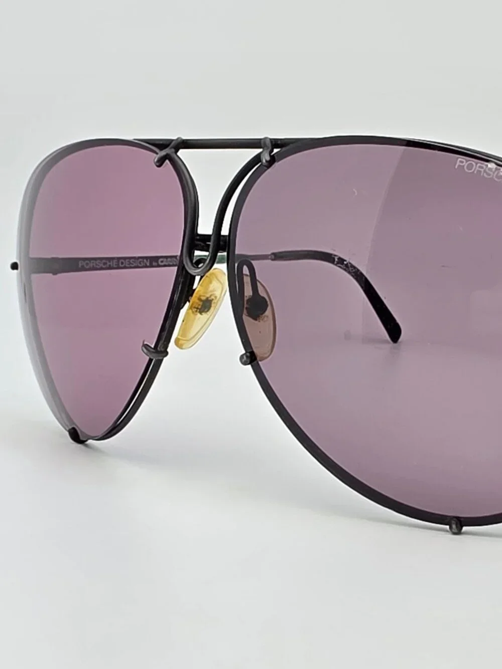 Porsche Design Carrera 5621 96 Black Frame Grey Lens Aviator Sunglasses Austria